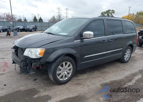 2012 Chrysler Town & Country Touring-L z USA, uszkodzony, nr VIN 2C4RC1CG0CR233562